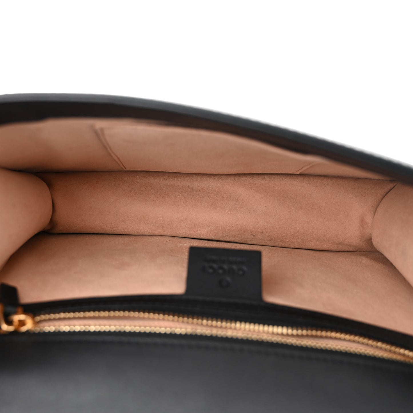 Velvet GG Monogram Small Sylvie Shoulder Bag Black