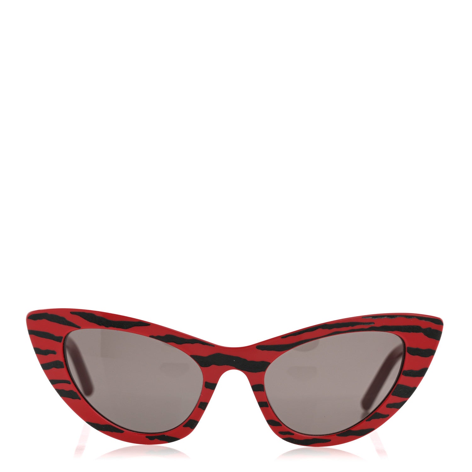 Saint Laurent Acetate Zebra Print Tiger Lily SL213 Sunglasses Red 2 of 5