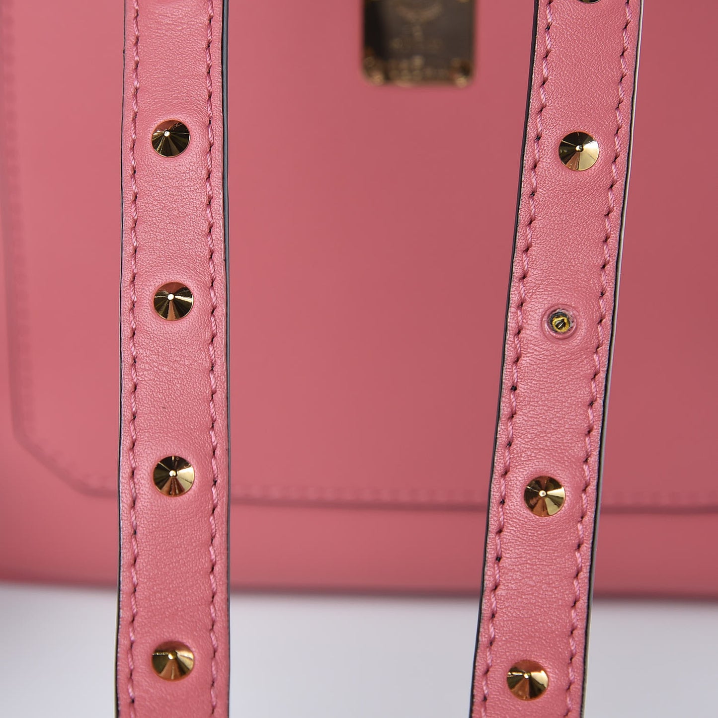 Calfskin Mini Duchess Polke Studs Backpack Pink