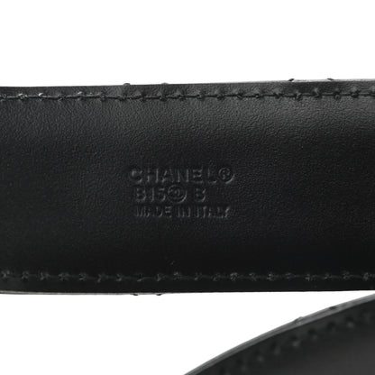 Chanel Calfskin Quilted CC Chain Belt 90 36 Black 5 of 8
