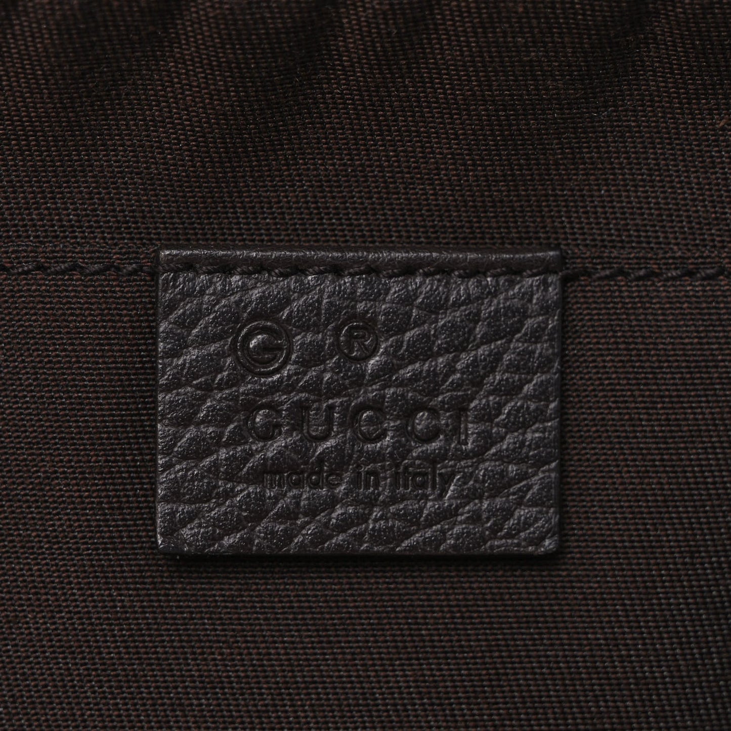 Monogram Belt Bag Dark Brown