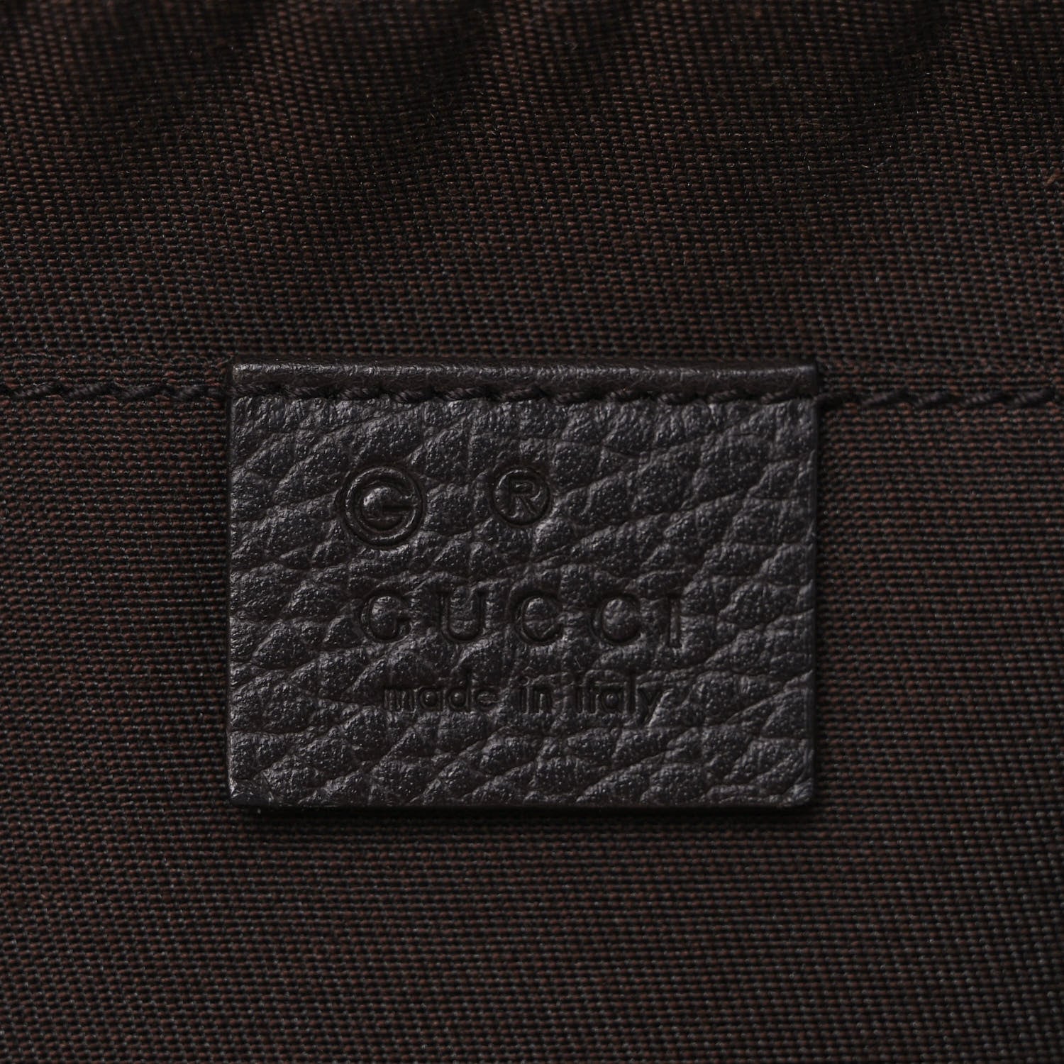 Gucci Monogram Belt Bag Dark Brown 6 of 9