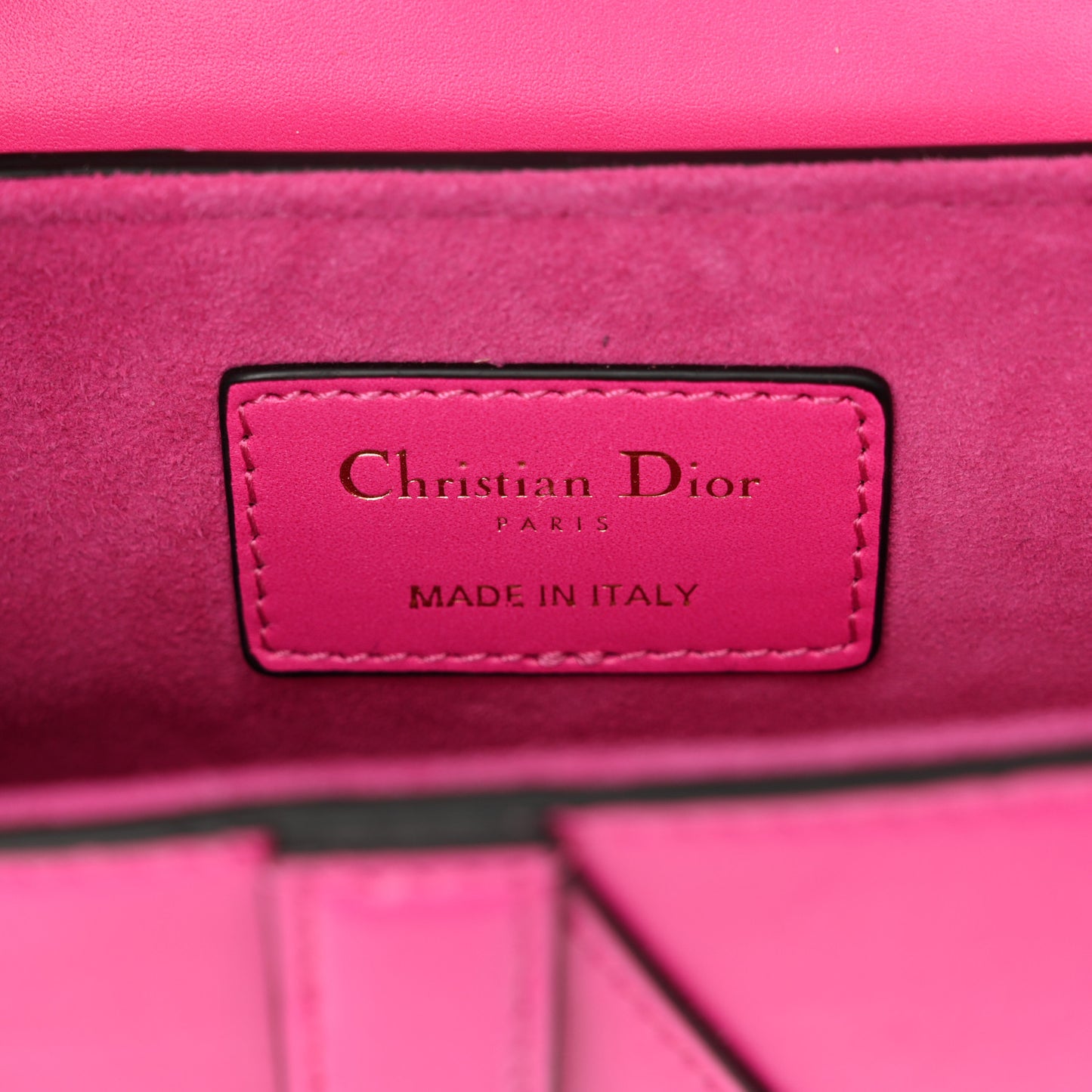 Supple Calfskin Mini Saddle Bag With Strap Passion Pink