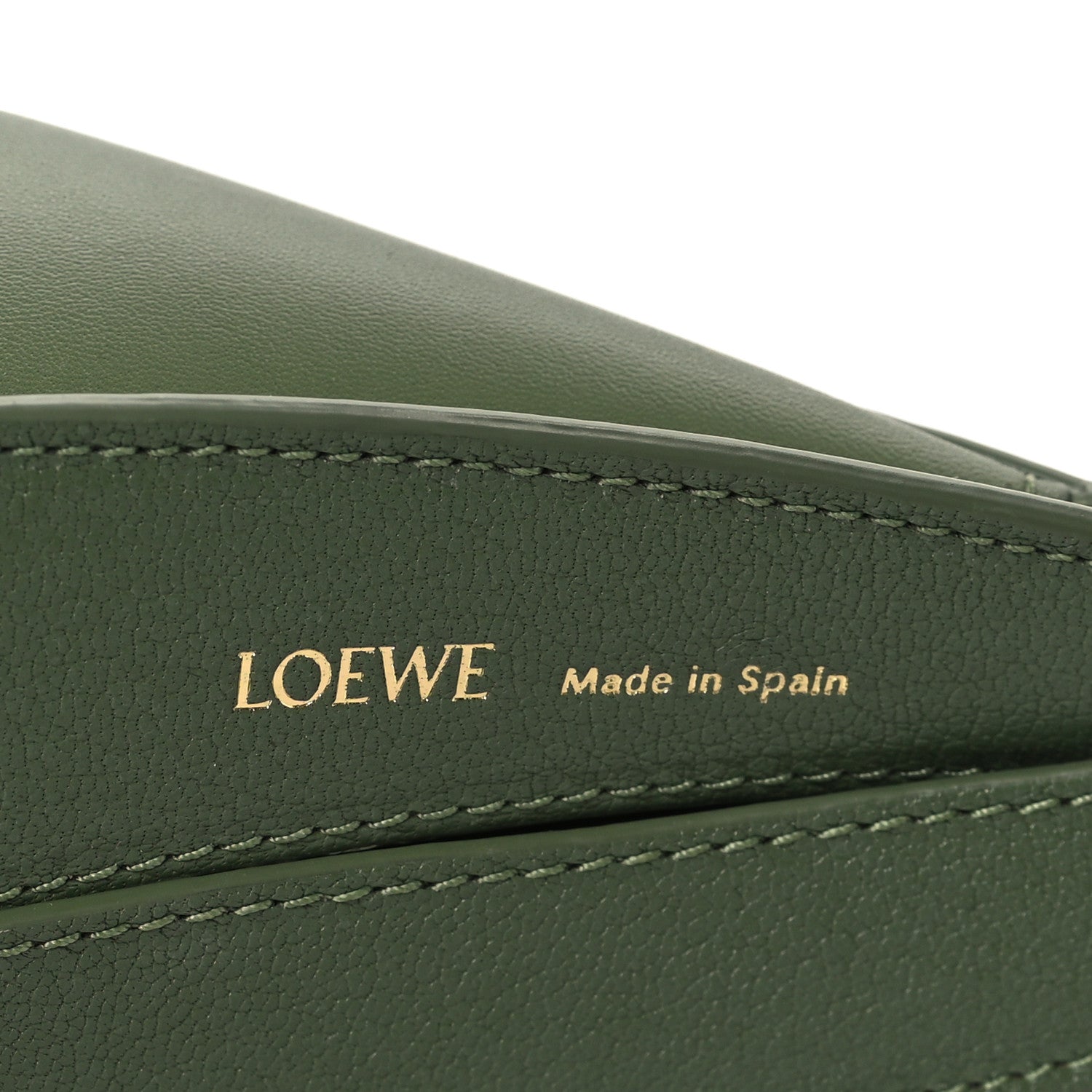 Loewe Satin Calfskin Jacquard Luna Bag Avocado Green 6 of 8