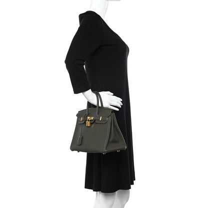 Hermes Togo Birkin 25 Vert Maquis 2 of 10
