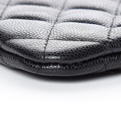Chanel Caviar Quilted Small Cosmetic Case Black 5 of 9