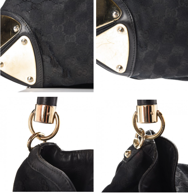 Monogram Medium Indy Top Handle Hobo Bag Black