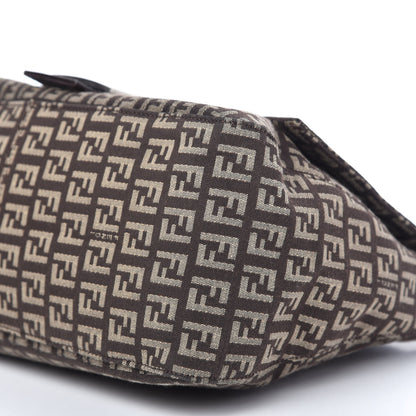 Fendi Zucchino Vitello Mama Baguette Testa di Moro Beige 7 of 9