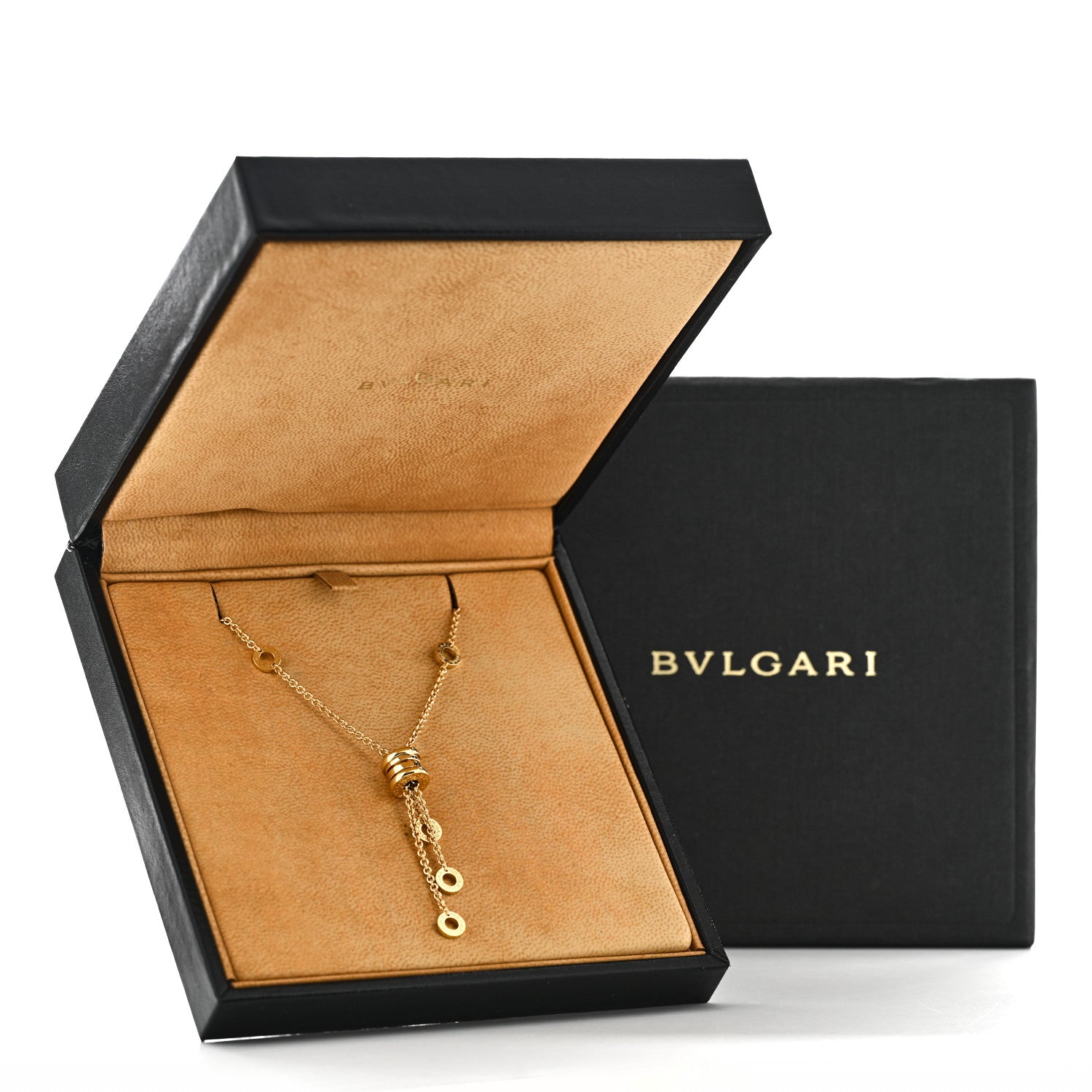 Bulgari 18K Yellow Gold B.Zero1 Lavalier Necklace 6 of 6