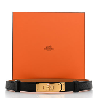 Hermes Epsom Kelly Belt Black 4 of 4