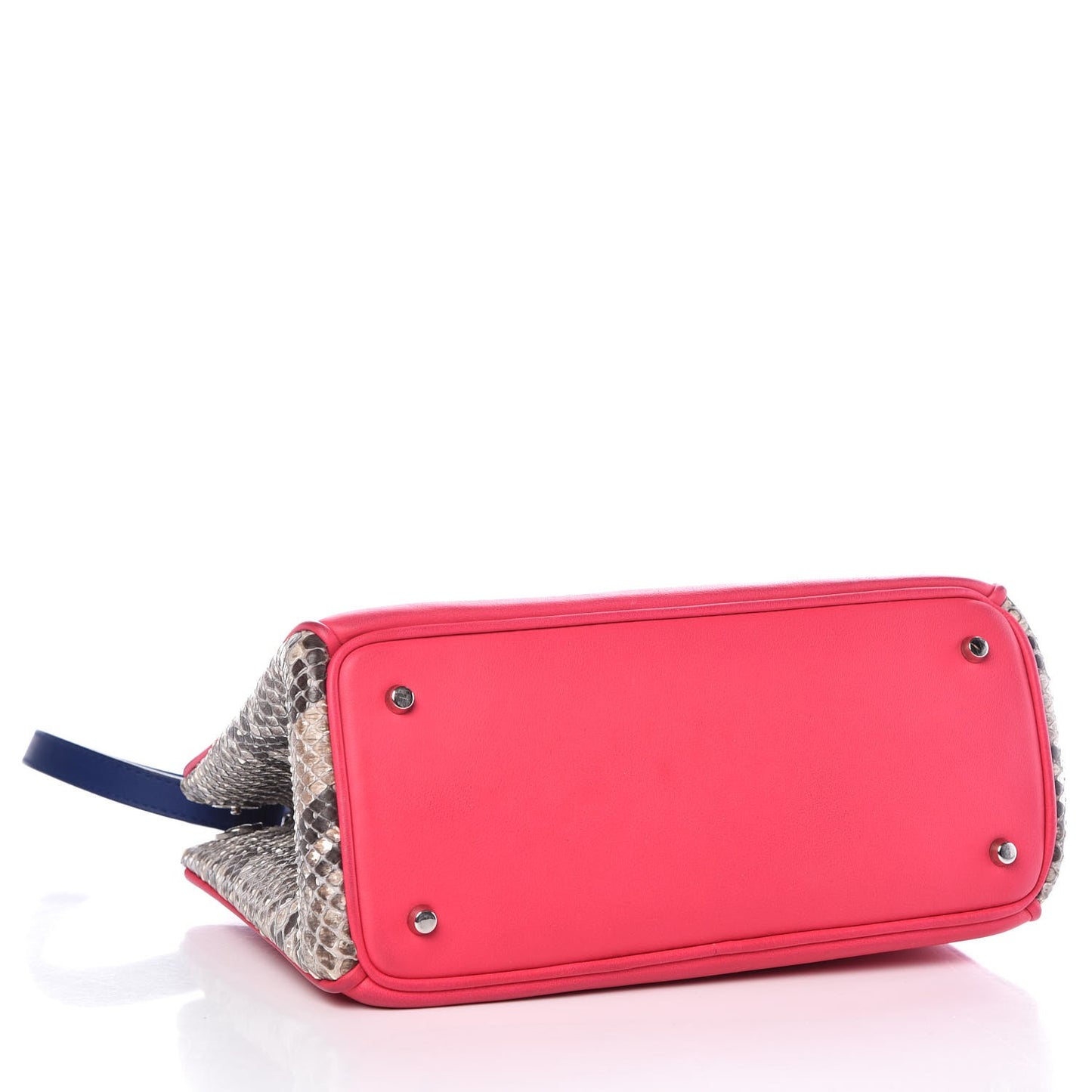 Calfskin Python Small Diorissimo Bag Fuchsia