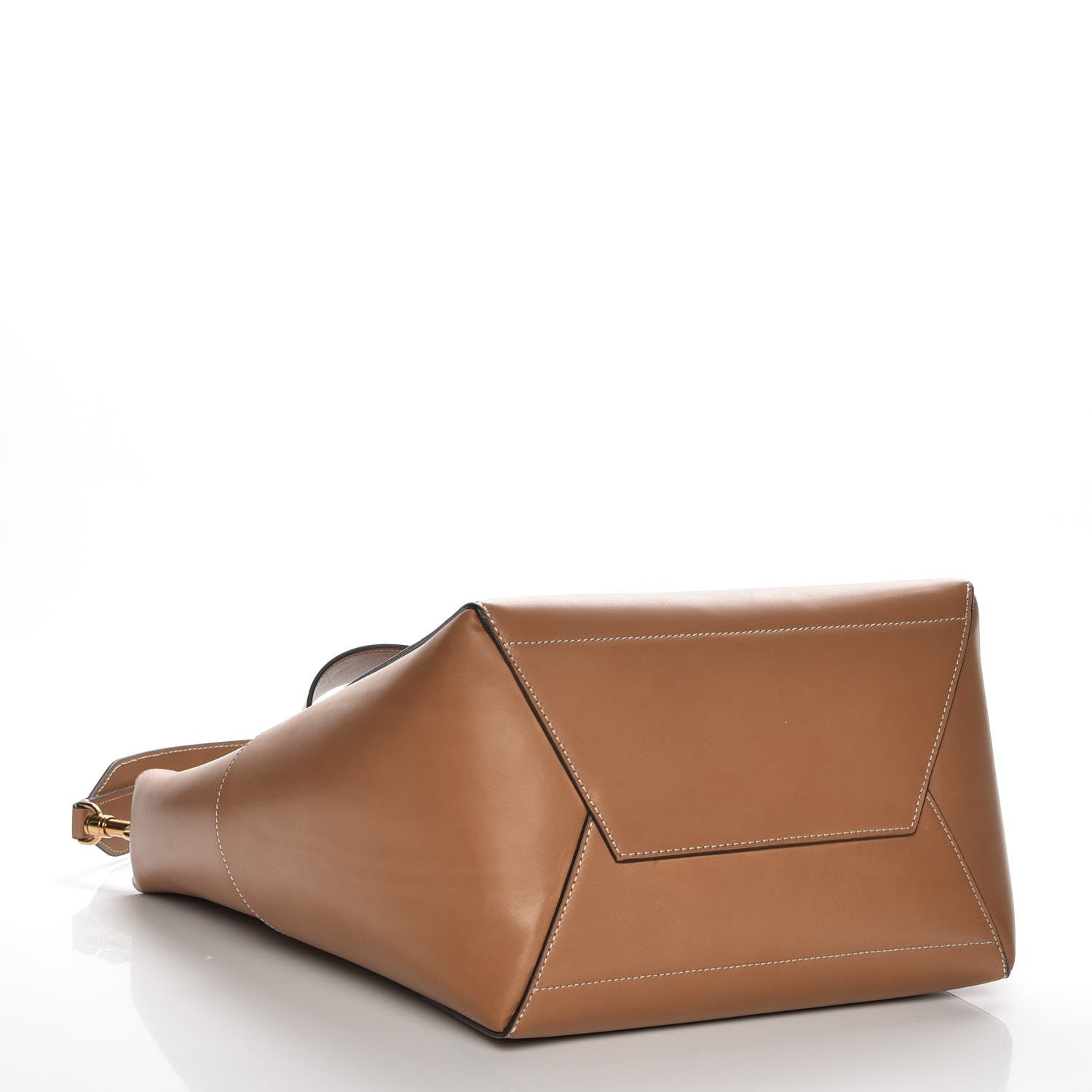 Celine Natural Calfskin Sangle Bucket Bag Light Camel 5 of 7
