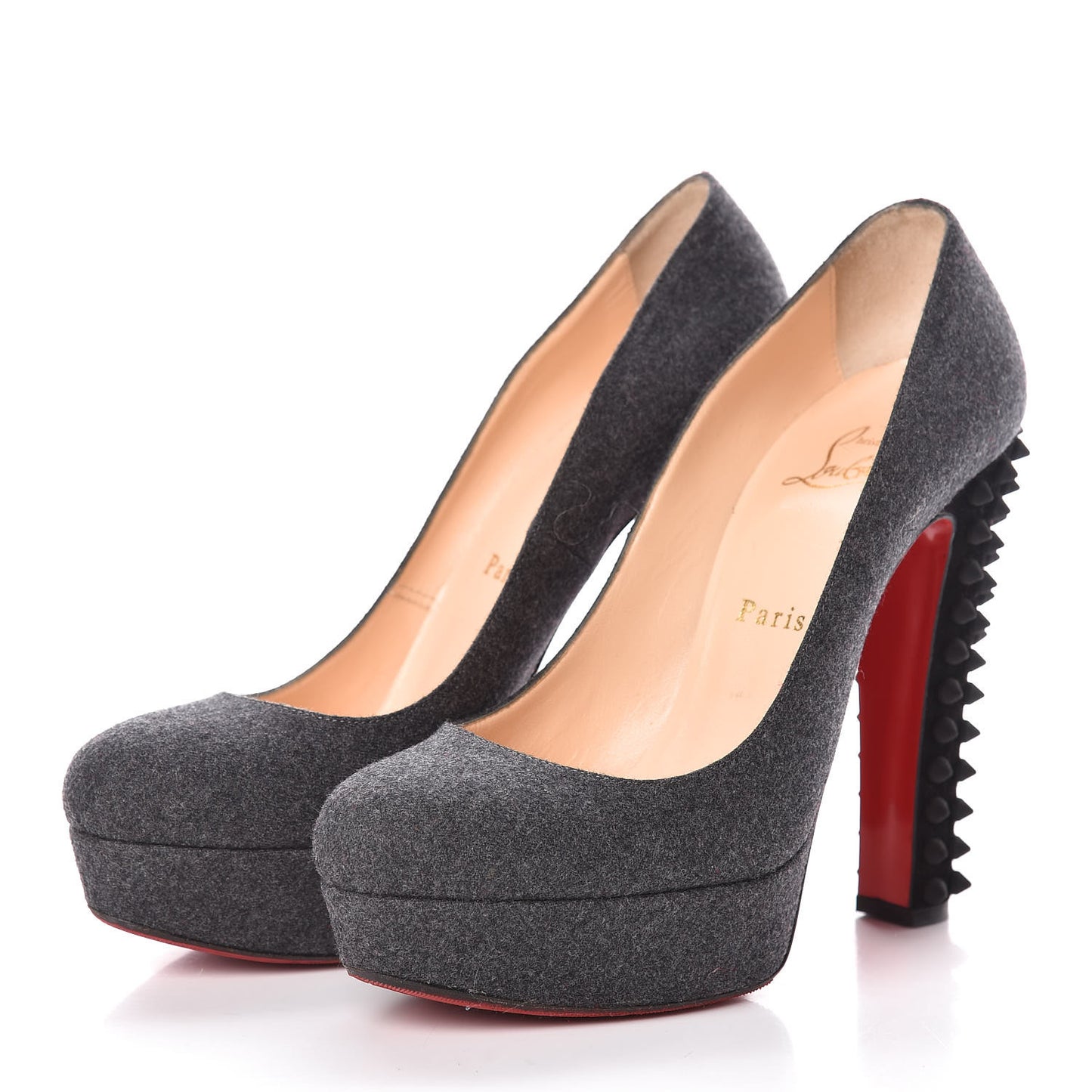 Flannel Veau Velours Taclou 120 Pumps 38 Grey