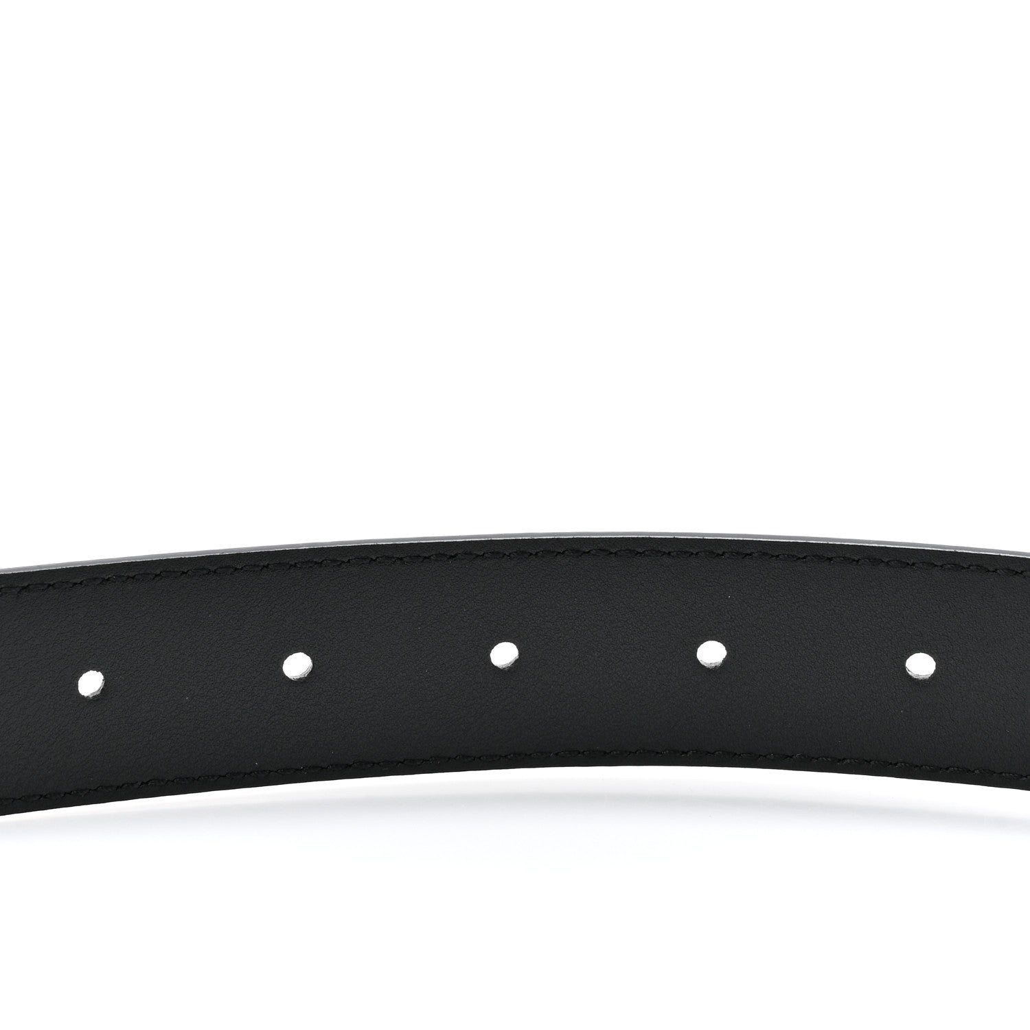 Gucci Moon Calfskin Double G 30mm Belt 80 32 Black 4 of 5