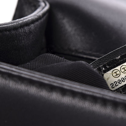 Chanel Lambskin Quilted Medium Boy Flap Black 9 of 13