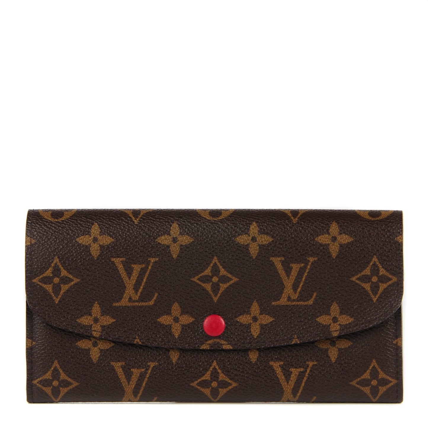 Monogram Emilie Wallet Red
