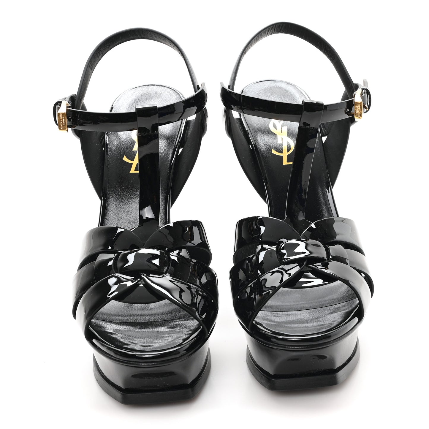 Patent Tribute 105 Platform Sandals 36 Black