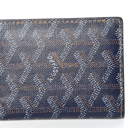 Goyard Goyardine Saint Marc Folding Card Case Navy 9 of 12