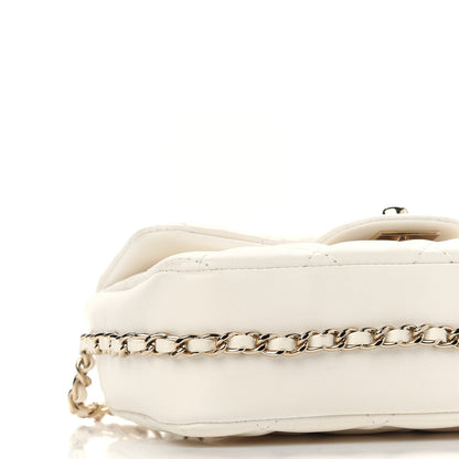Chanel Lambskin Quilted Mini My Precious Flap White 8 of 12