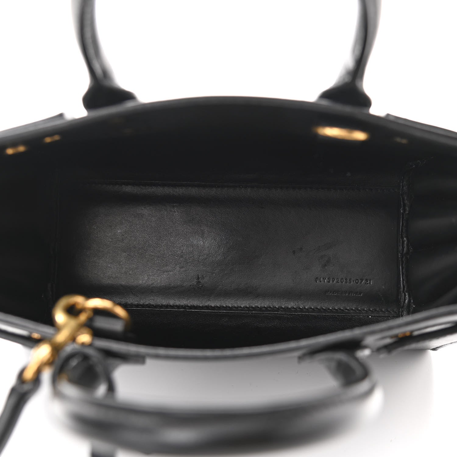 Saint Laurent Calfskin Nano Sac De Jour Black 5 of 11