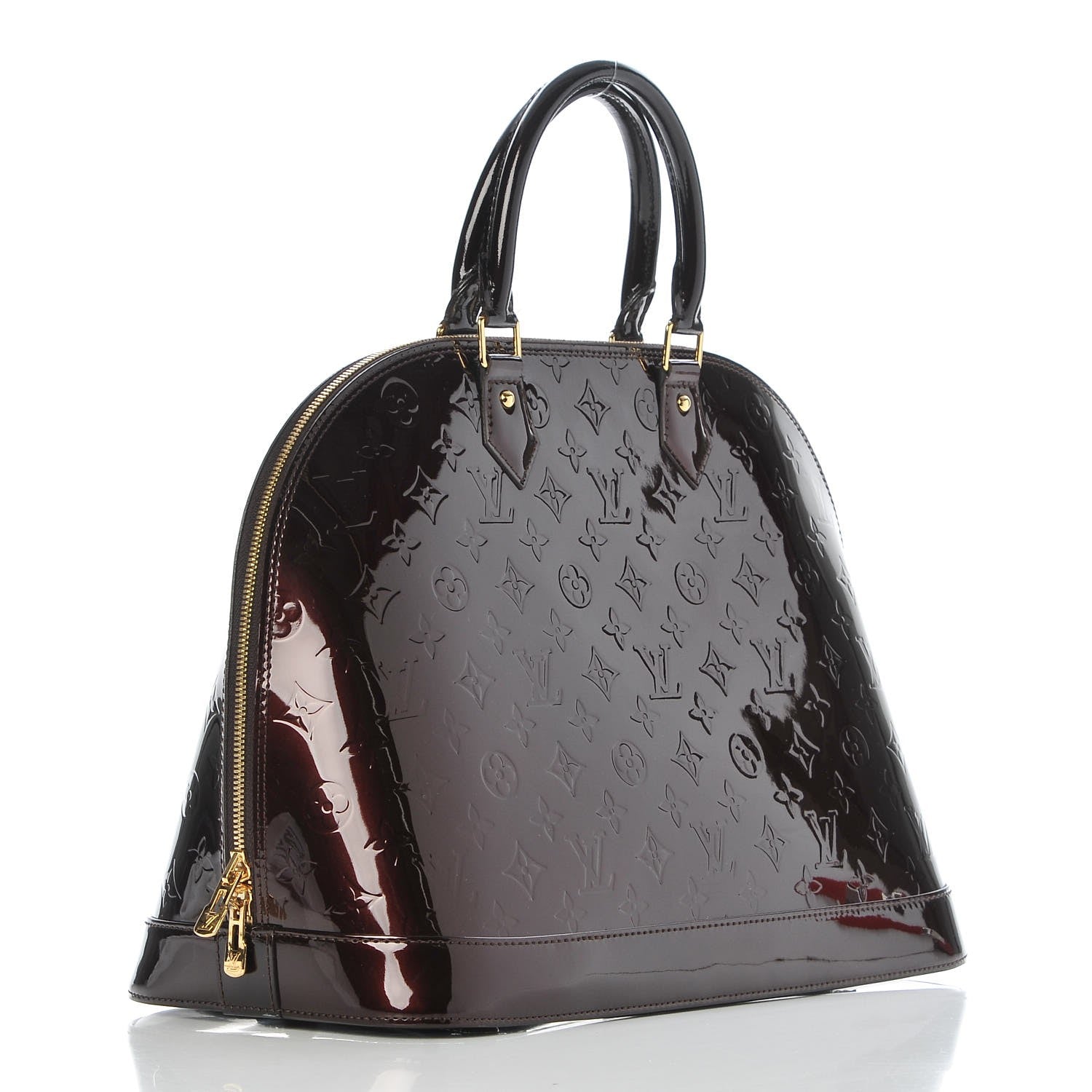 Louis Vuitton Vernis Alma GM Amarante 3 of 10