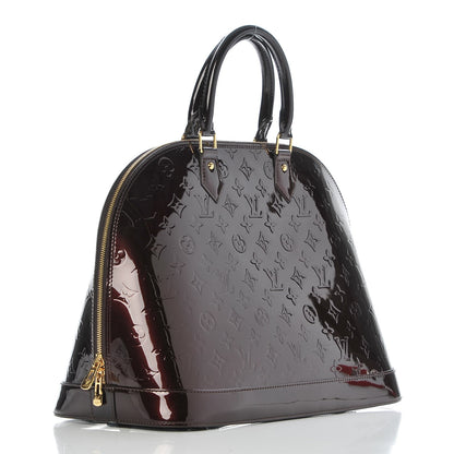 Louis Vuitton Vernis Alma GM Amarante 3 of 10