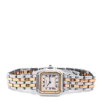 Cartier Stainless Steel 18K Yellow Gold 22mm Panthere Quartz Watch 2 of 4