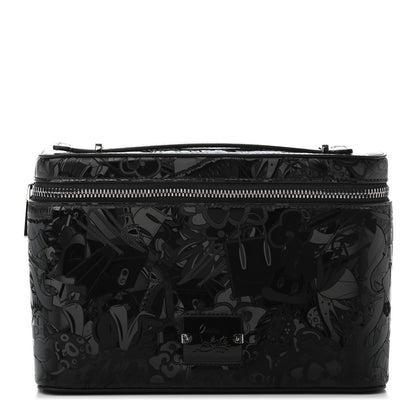 Christian Louboutin Superloubi Fabric Kypipouch Top Handle Pouch Black 1 of 5