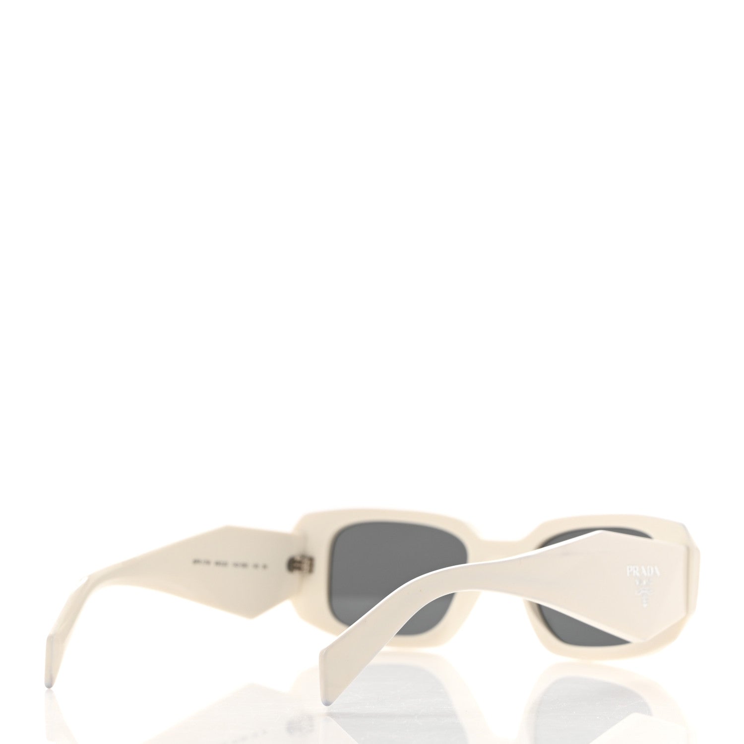 Prada Acetate Symbole Sunglasses SPR 17W White 4 of 8