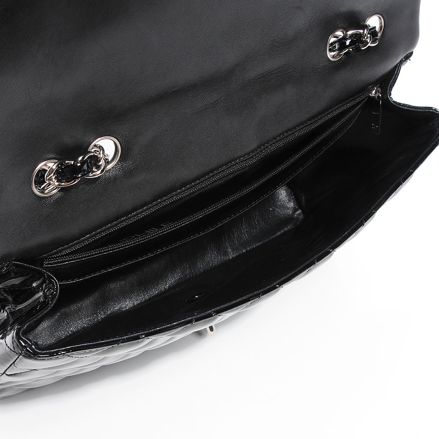 Chanel Patent Jumbo Single Flap Black 5 of 8