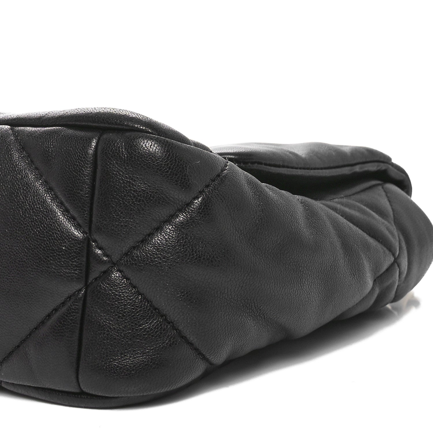 Chanel Lambskin Quilted Medium Chanel 19 Flap Black 10 of 10