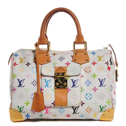 Louis Vuitton Monogram Multicolor Speedy 30 White 1 of 7
