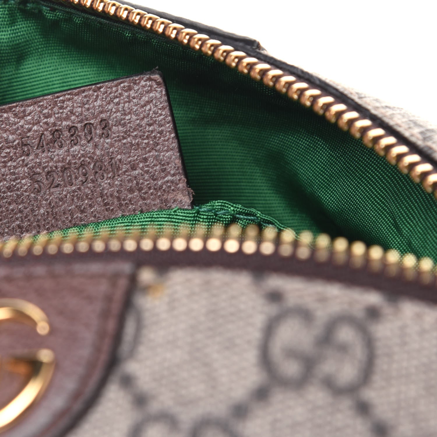 Gucci Soft GG Supreme Monogram Calfskin Medium Ophidia Cosmetic Case Beige Ebony New Acero 7 of 15