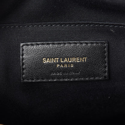 Saint Laurent Calfskin Matelasse Monogram Lou Camera Bag Black 6 of 9