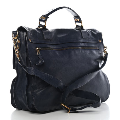 Proenza Schouler Lambskin Large PS1 Satchel Midnight 2 of 15