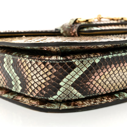 Gucci Snakeskin Horsebit 1955 Shoulder Bag Multicolor 9 of 14
