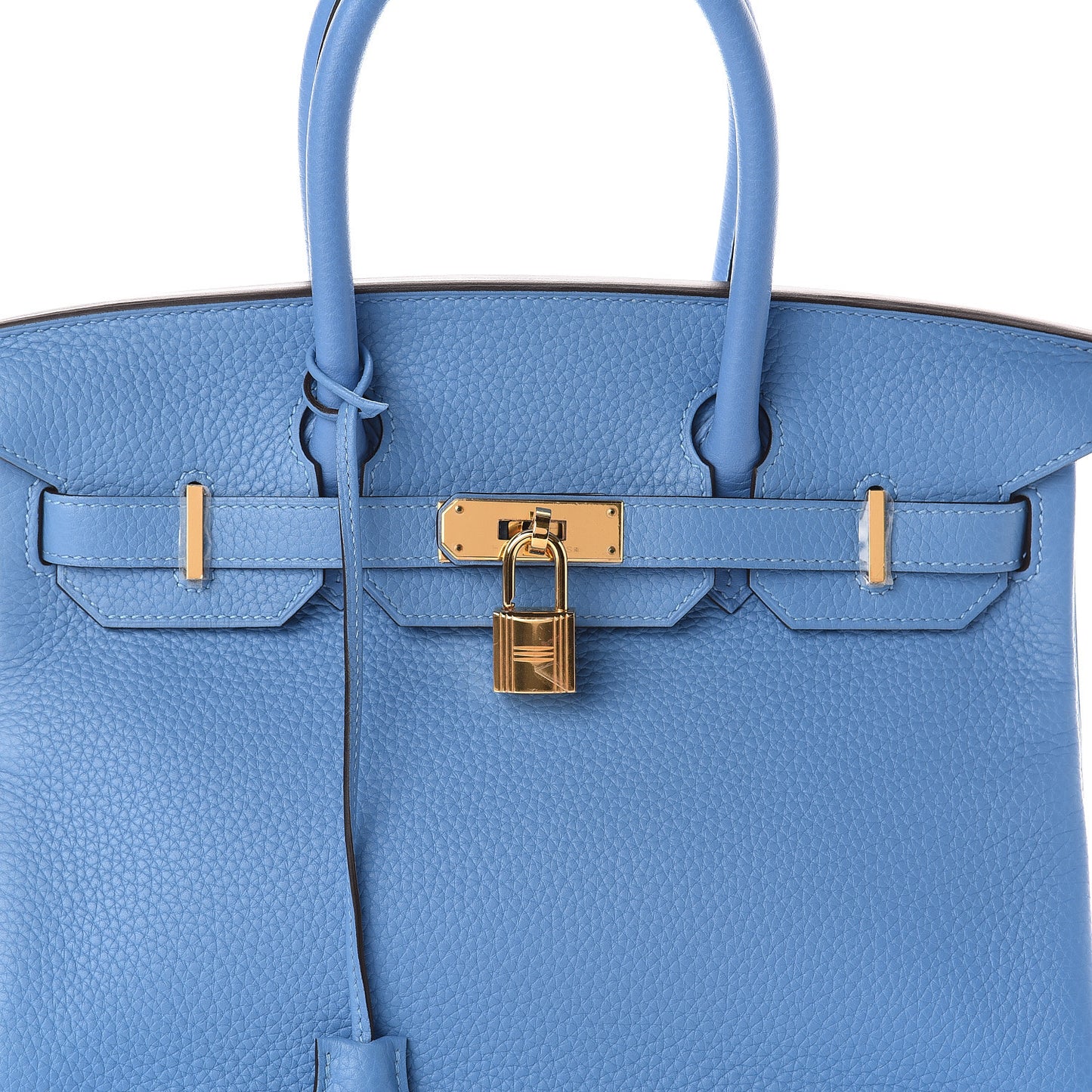 Taurillon Clemence Birkin 30 Bleu Paradis