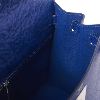 Hermes Epsom Kelly Sellier 28 Bleu Electrique 18 of 32