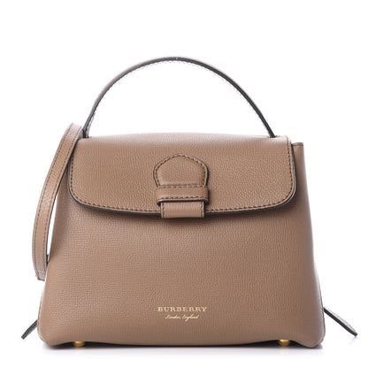 Burberry Derby Calfskin House Check Small Camberley Dark Sand 1 of 9