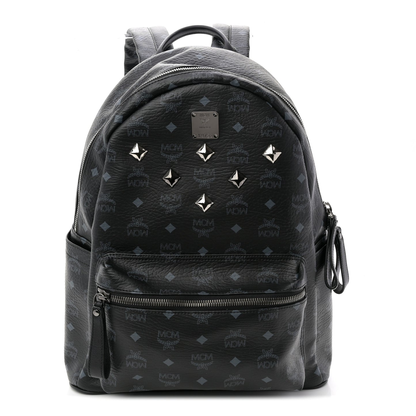 Visetos Medium Sprinkle Stud Stark Backpack Black