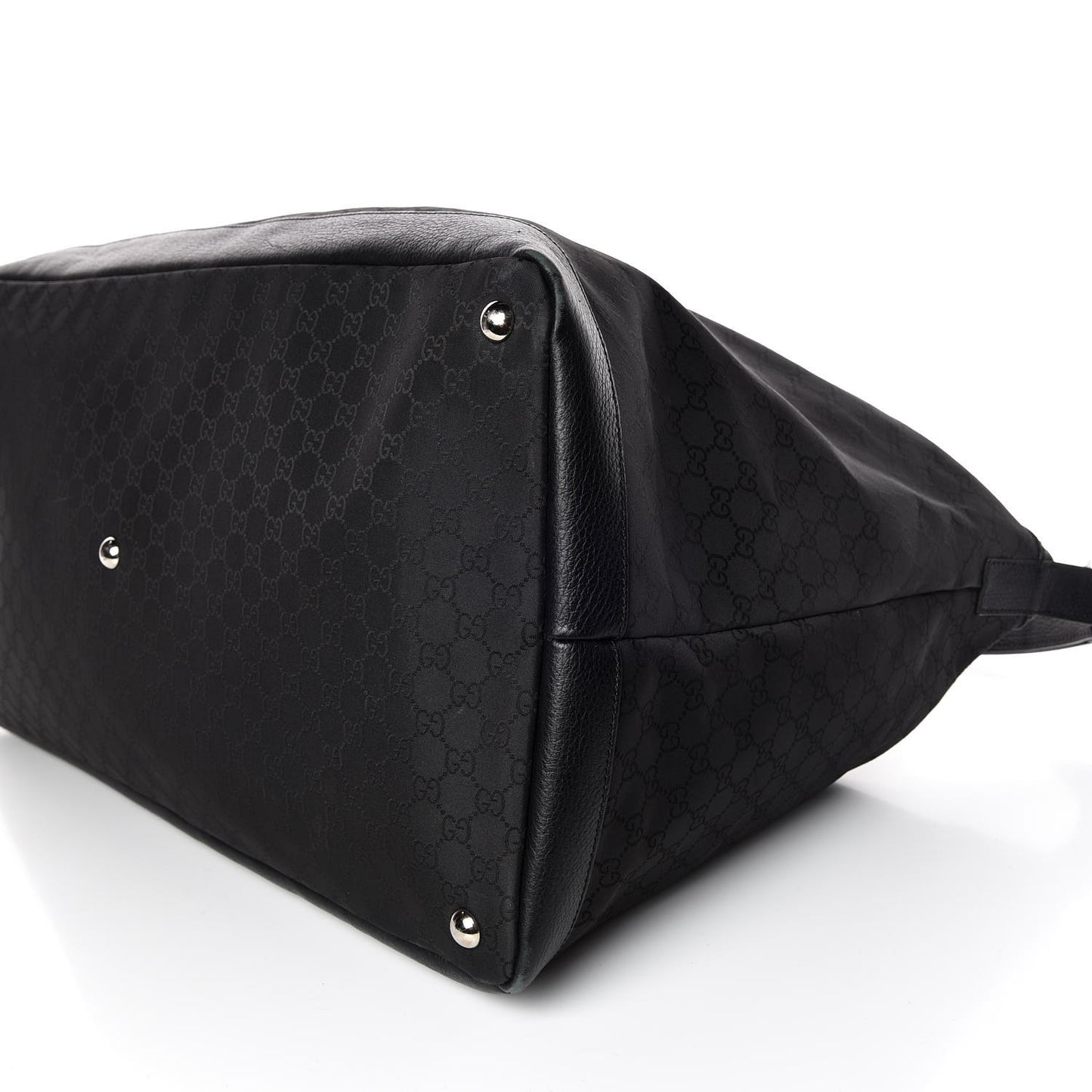 Nylon Monogram Travel Hobo Black