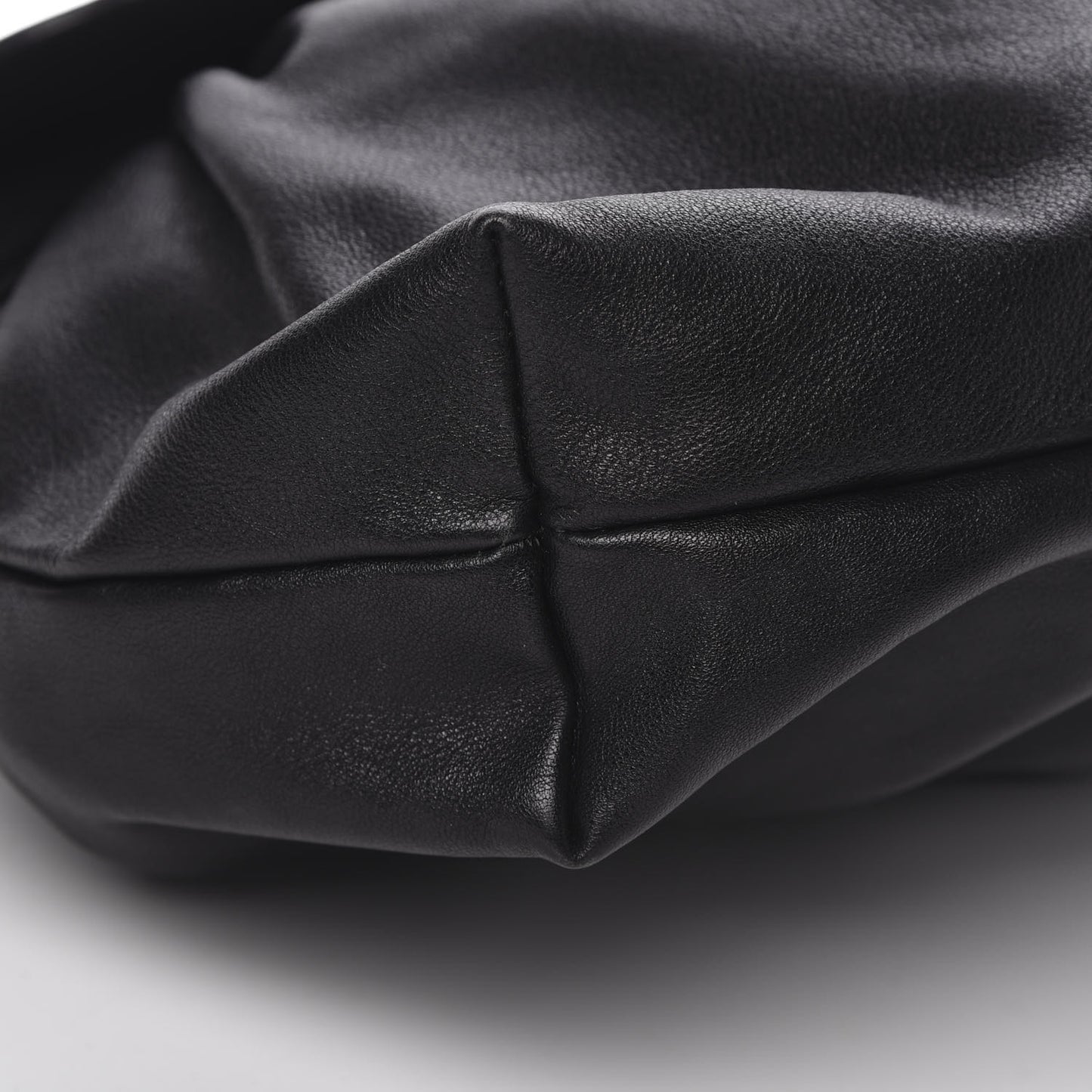 Lambskin Studded Large Chef Shoulder Bag Black