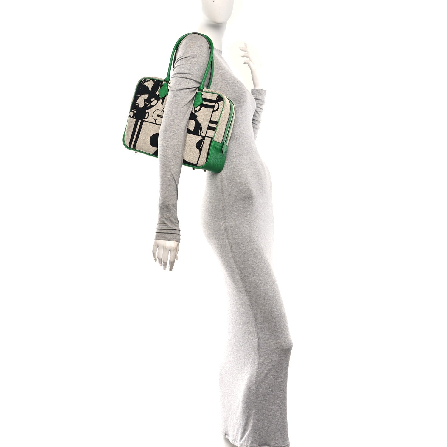Hermes Togo Brides De Gala en Desordre Plume 32 Black Bambou 1 of 11