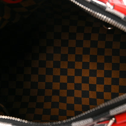 Louis Vuitton Damier Speedy Bandouliere 30 Black White 5 of 8