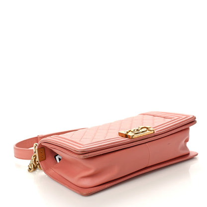 Chanel Caviar Quilted Medium Boy Flap Pink 4 of 10