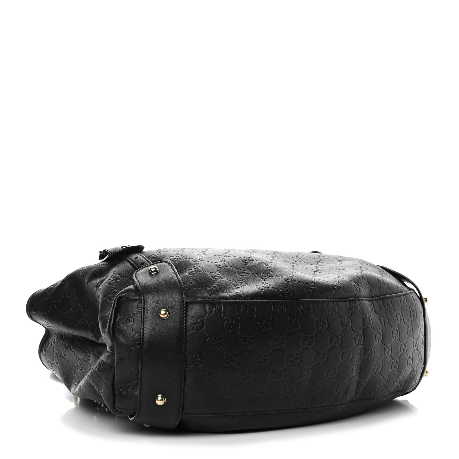 Gucci Guccissima Medium Pelham Shoulder Bag Black 3 of 4