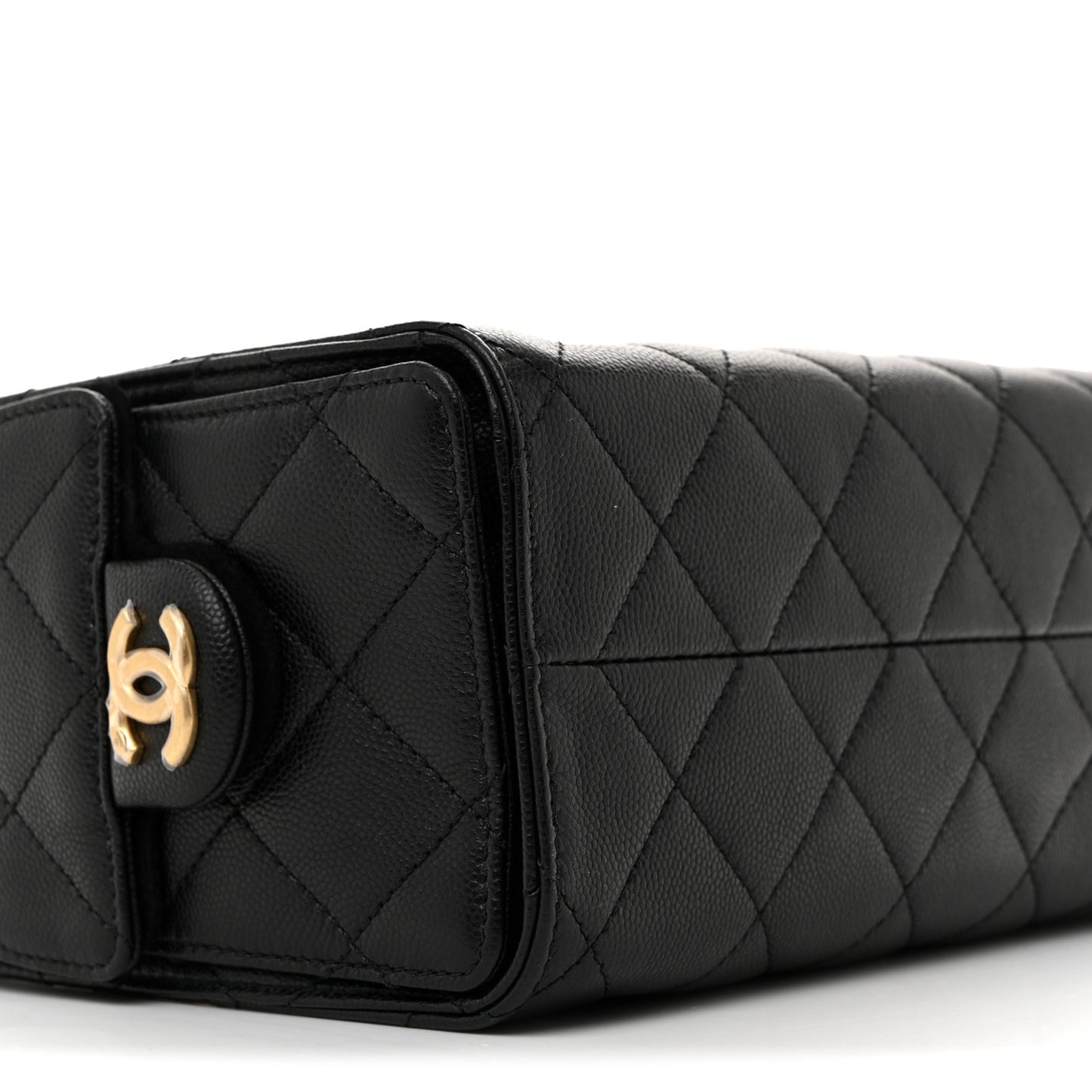 Caviar Quilted Mini Chanel 25 Handbag Black