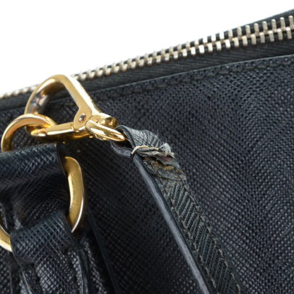 Prada Saffiano Lux Medium Promenade Tote Black 9 of 10
