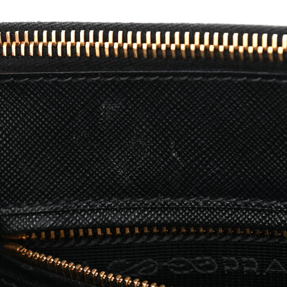 Prada Saffiano Lux Large Galleria Double Zip Tote Black 16 of 19