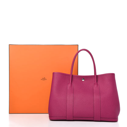 Hermes Vache Country Garden Party MM 36 Rose Pourpre 10 of 10
